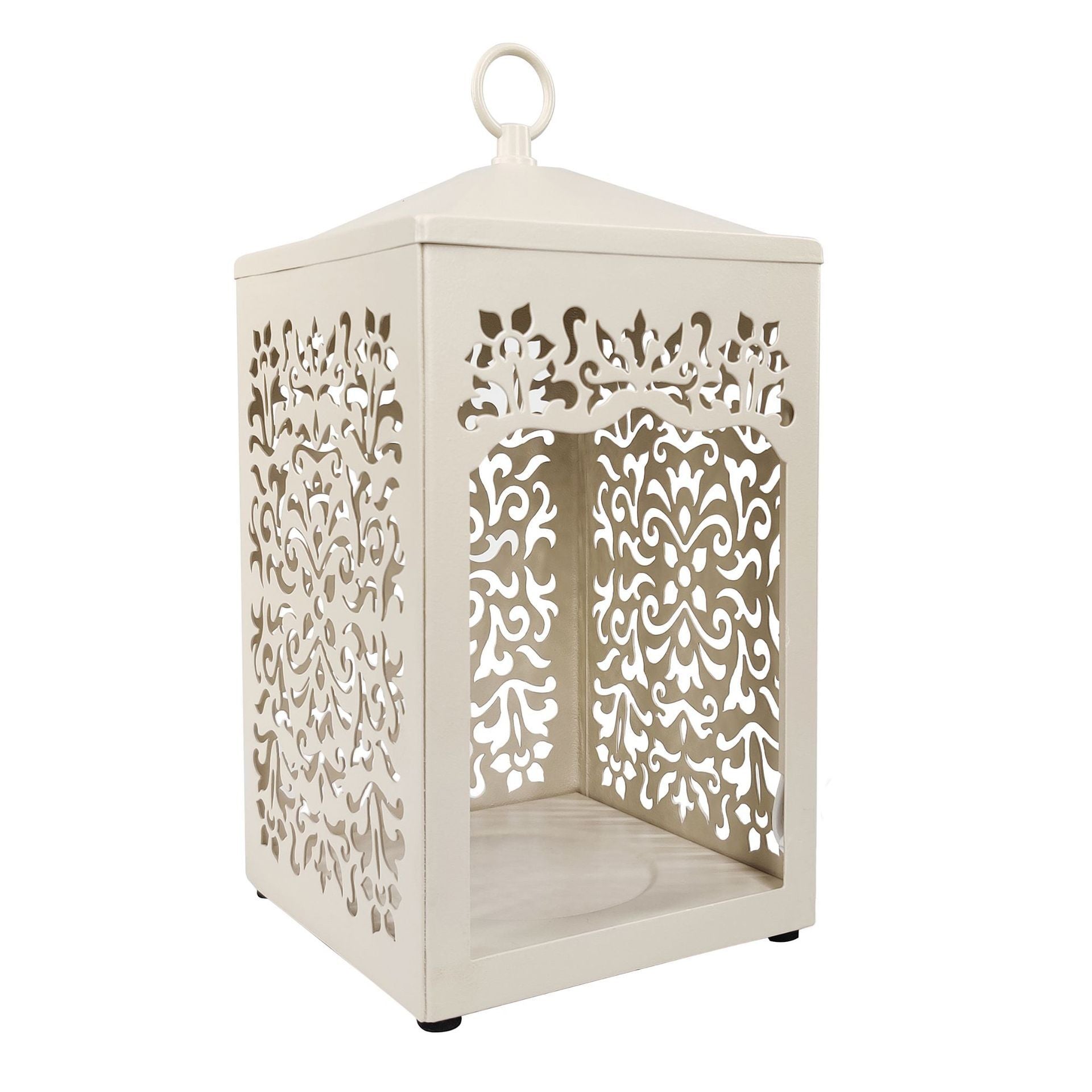 Metal Hollow Rectangle Melting Table Lamp
