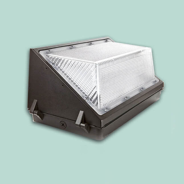 Black Die-Cast Aluminum Glass Outdoor Light