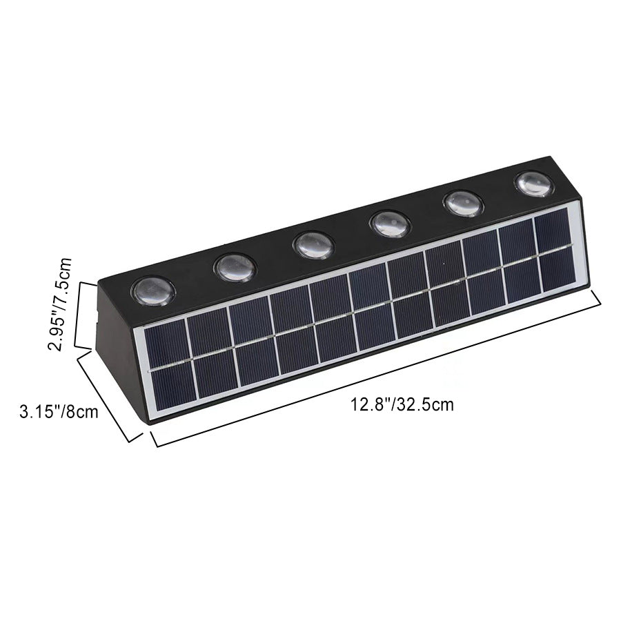 Rectangular Plastic Garden Outdoor Light