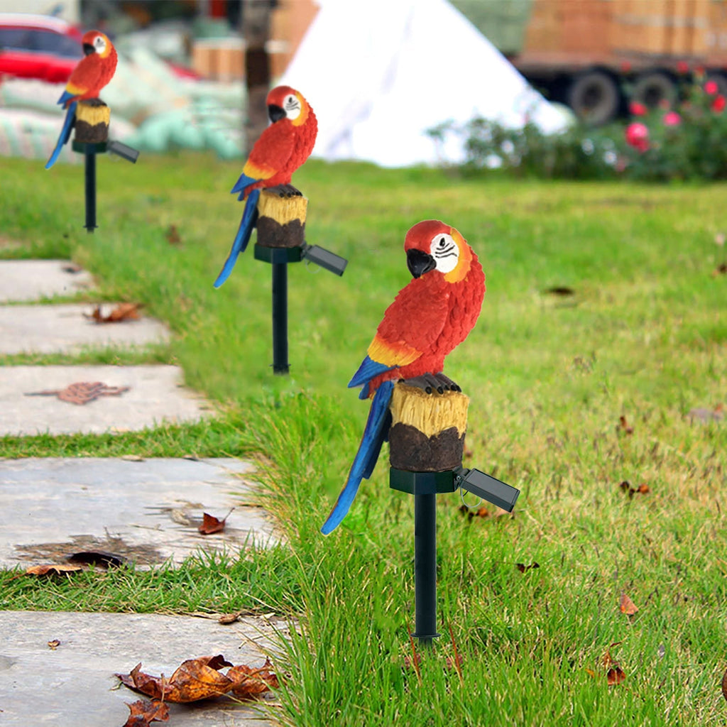 Solar Waterproof Colorful Resin Outdoor Light