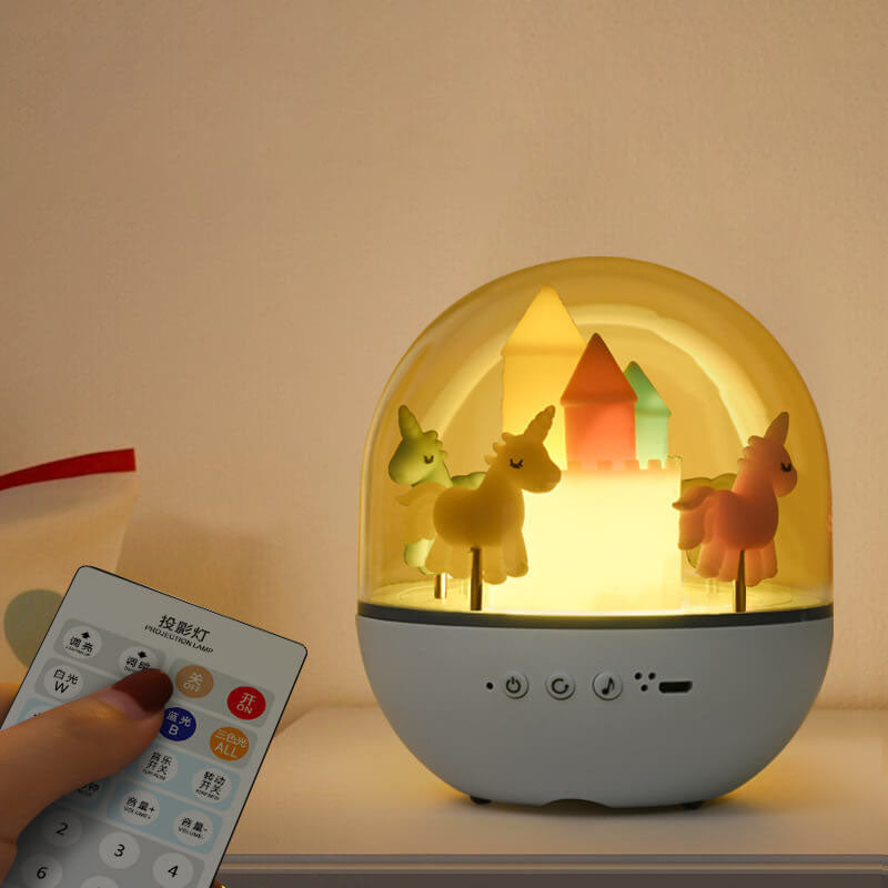 Carousel Octavo Bluetooth Kids Table Lamp