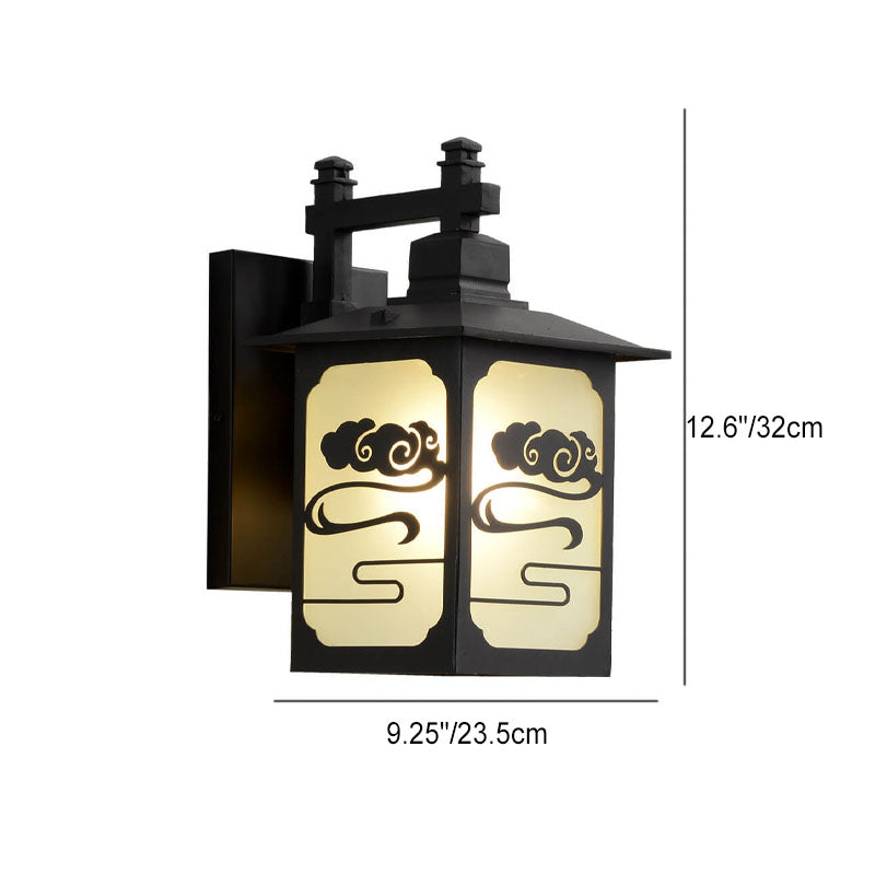 Rectangle Galvanized Sheet Zinc Outdoor Light