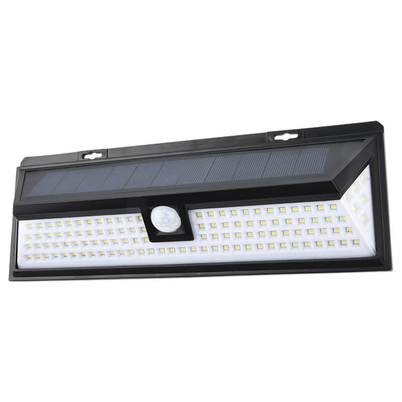 Black Rectangular Human Sensor Outdoor Light