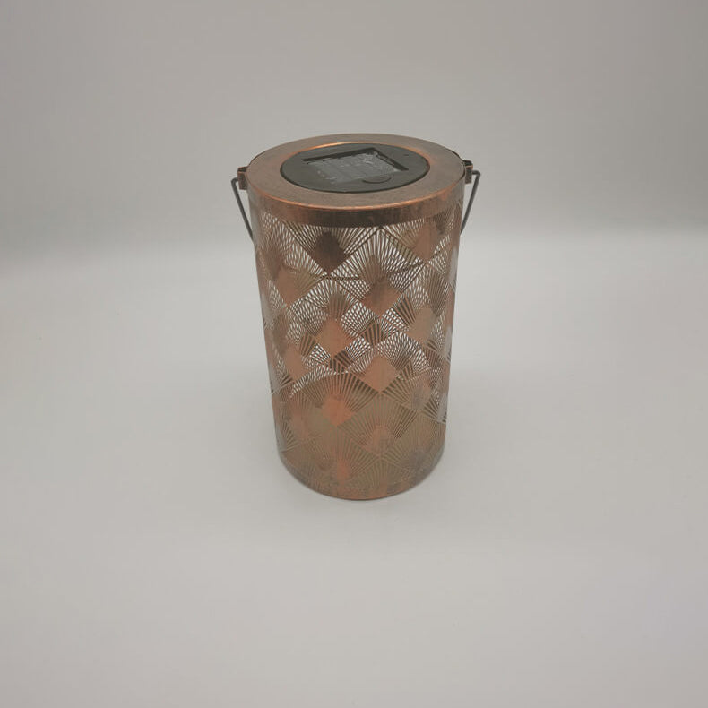 Solar Iron Cylinder Decorative Outdoor Light