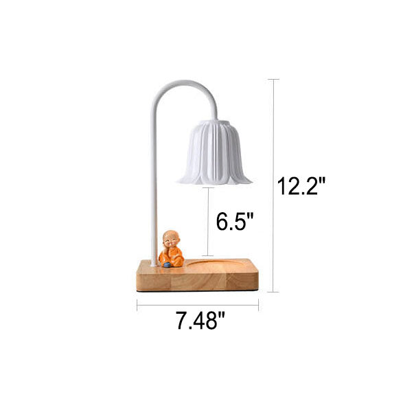 Log Hardware Timing Melting Table Lamp