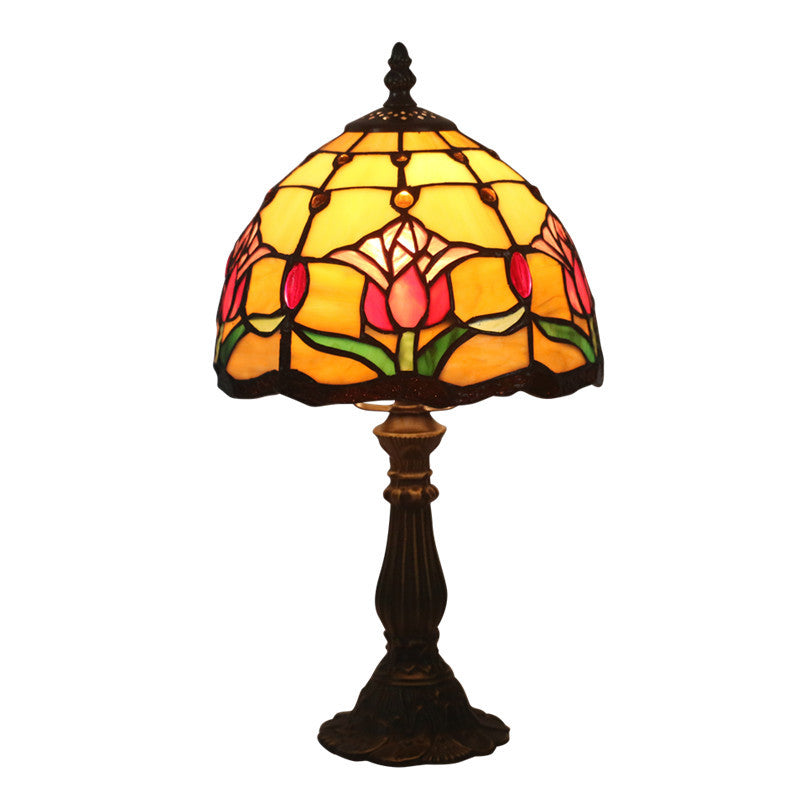Zinc Alloy Glass Dome Table Lamp