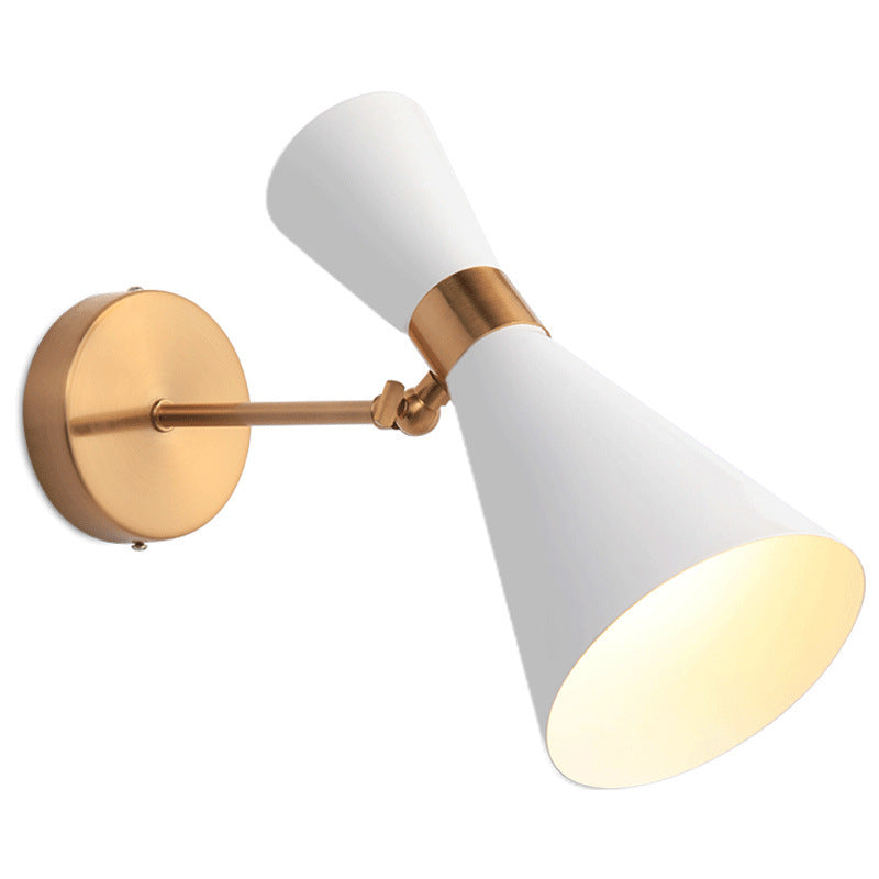 Iron Double-Ended Horn Shape Wall Lamp