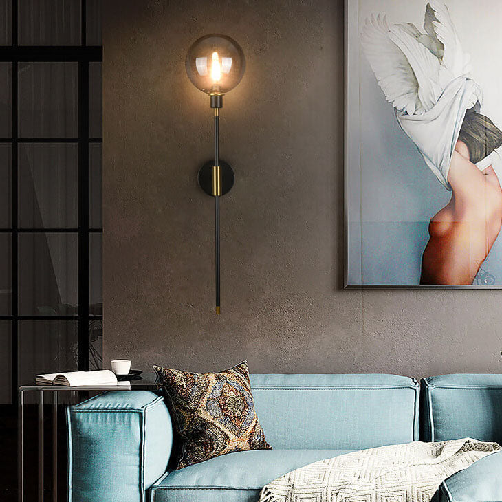 Magic Bean Glass Long Wall Lamp