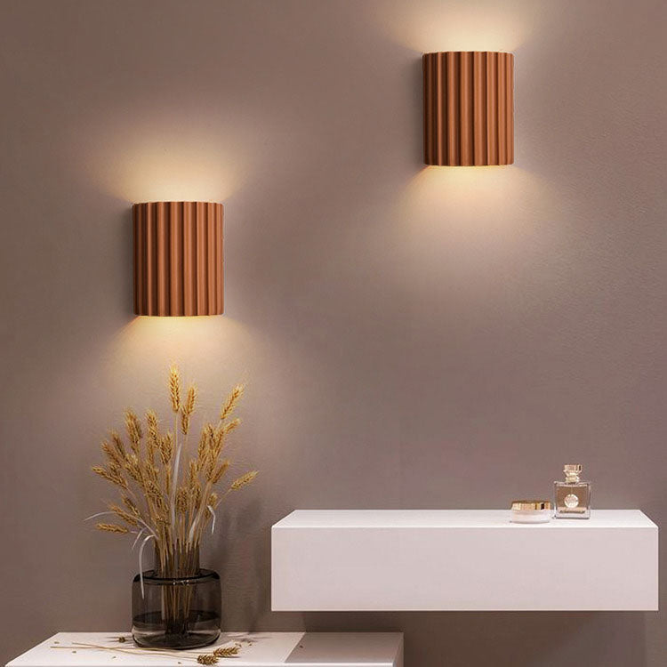 Resin Tiles Bedroom 2-Light Wall Lamp
