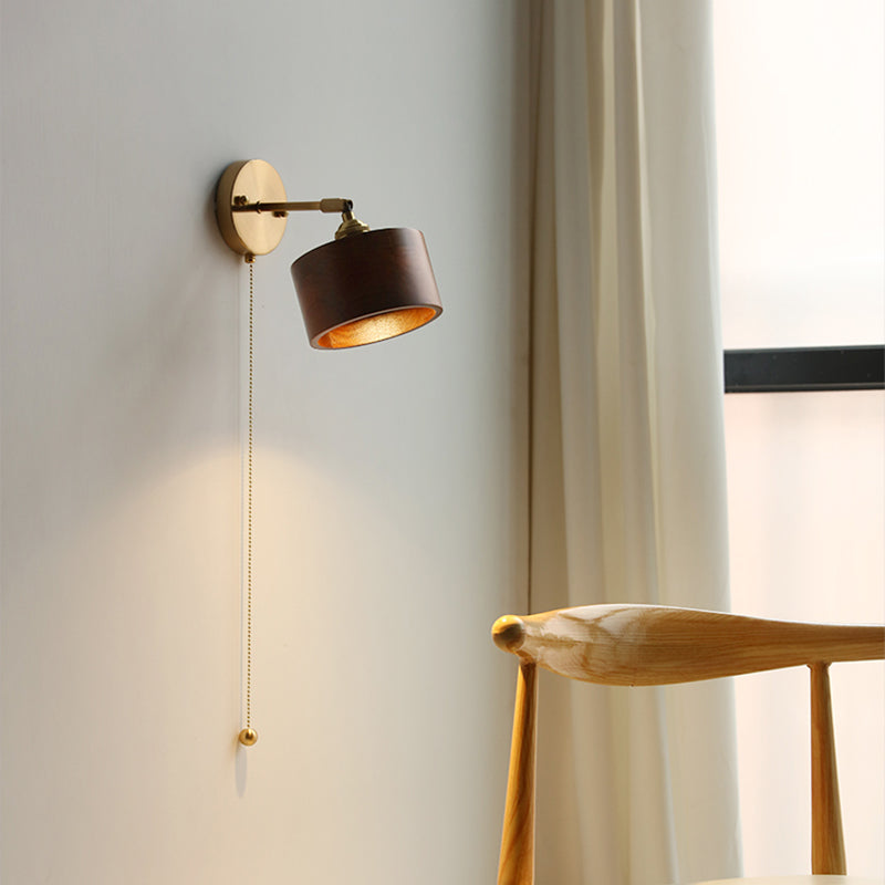 Round Cone Dome Copper Wall Lamp