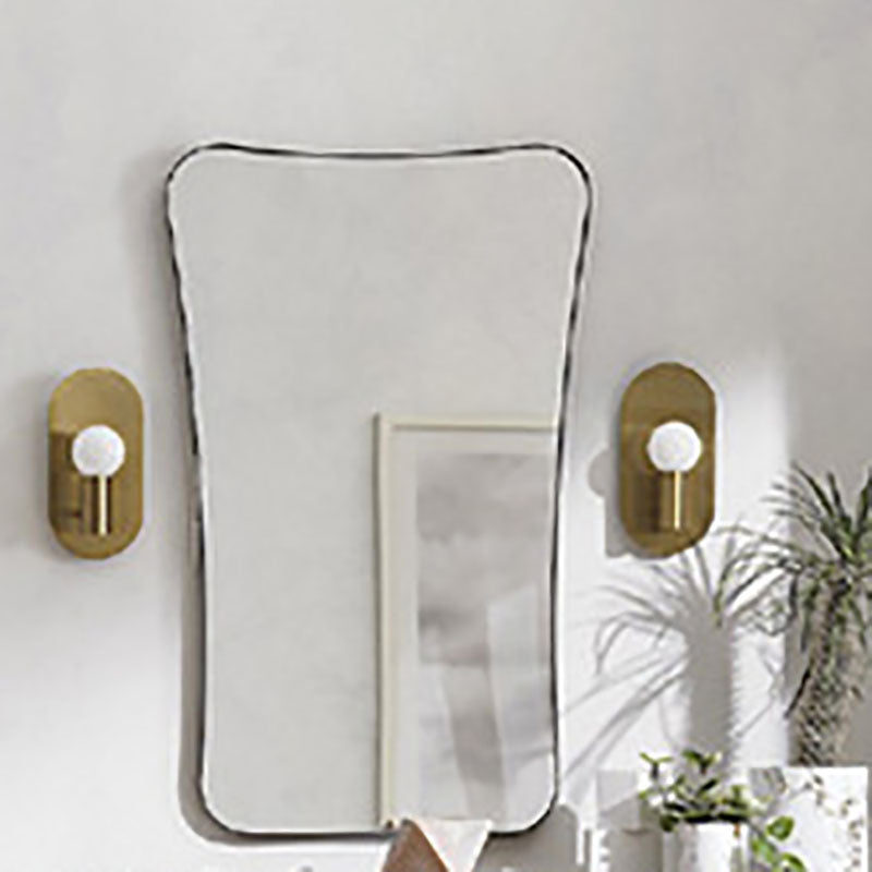 Iron Oval Ball Bedroom Wall Lamp