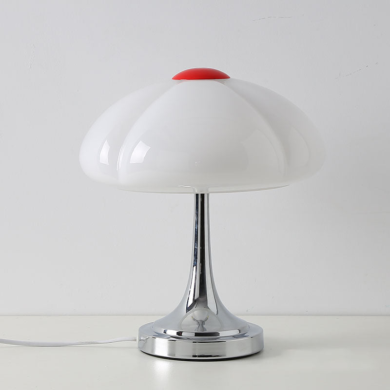 Mushroom Glass Iron Plating 4-Light Table Lamp