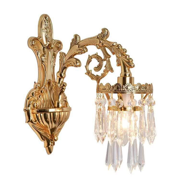 All-Copper Branch Bedroom Wall Lamp