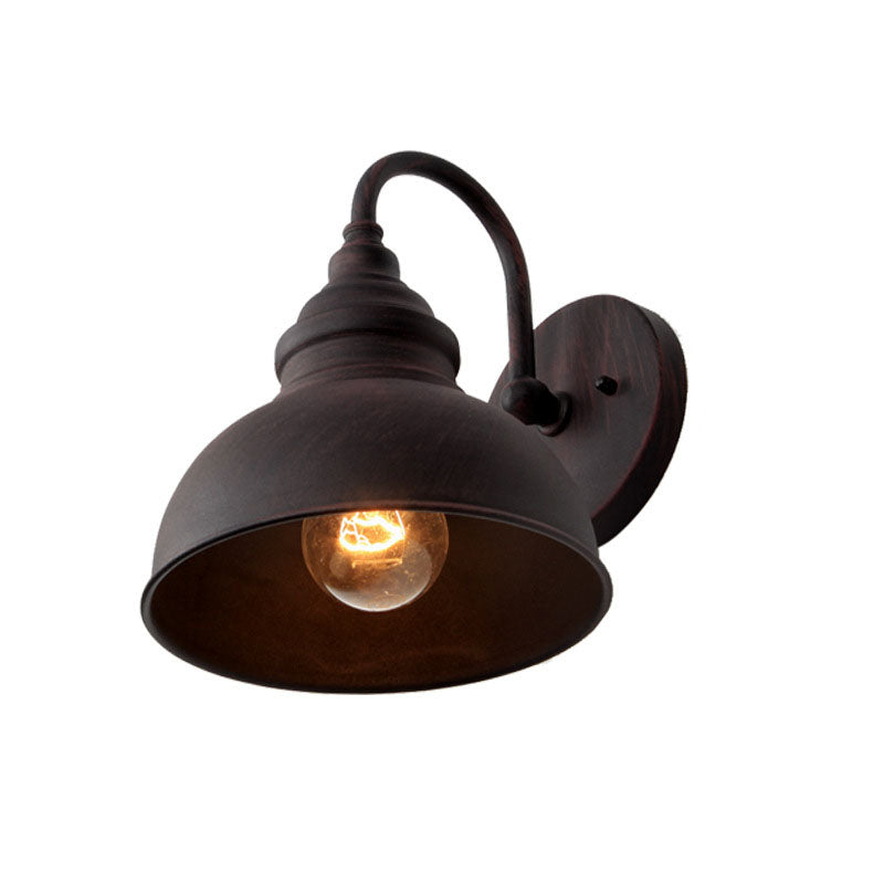 Iron Semicircle Garden Outdoor Light