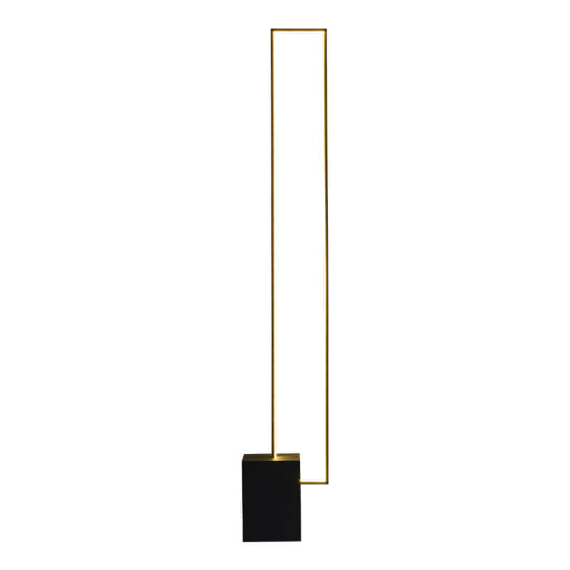 Rectangular Line Iron Living Floor Lamp