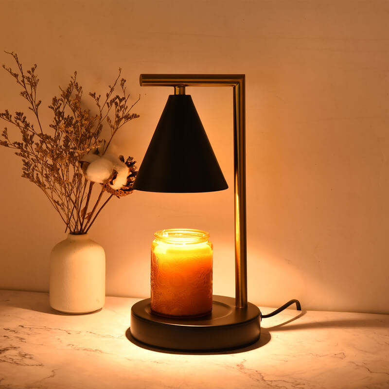 Cone Right Angle Arm Table Lamp