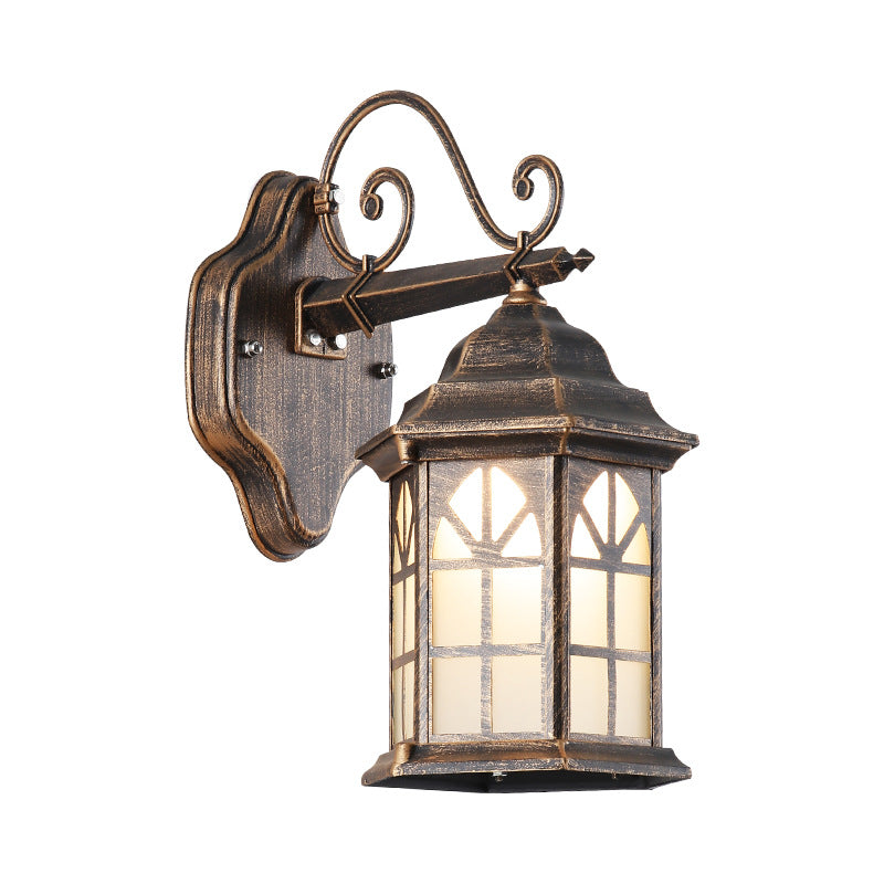 Aluminum Glass Cylinder House Outdoor Light