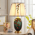 Copper Enamel Color Fabric Table Lamp