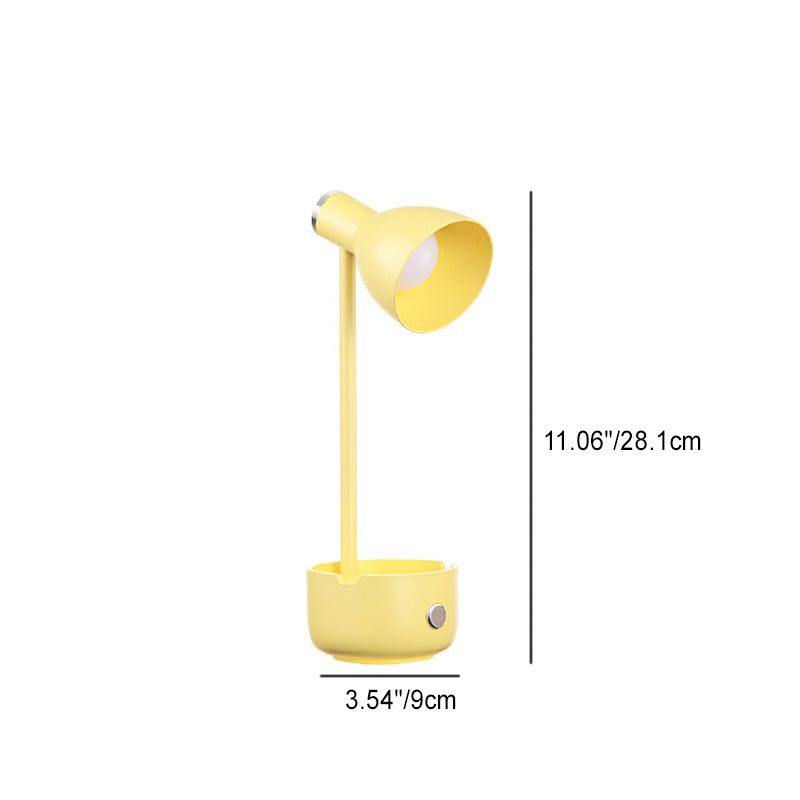 Round Horn Plastic ABS Table Lamp