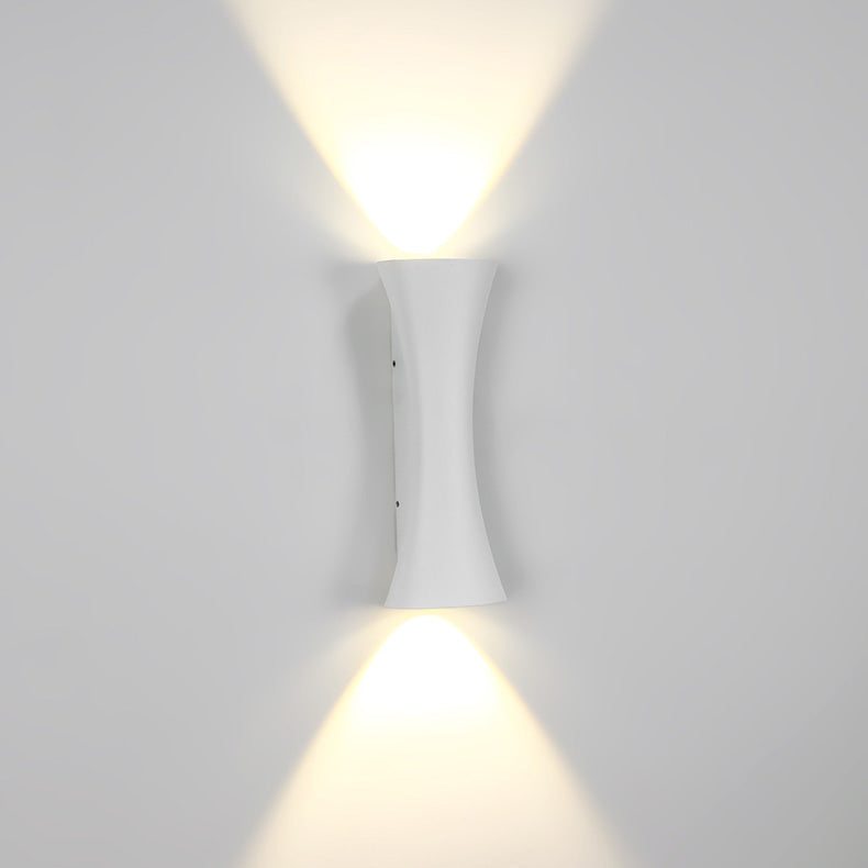Rectangle Upper Lower Illuminated Outdoor Light