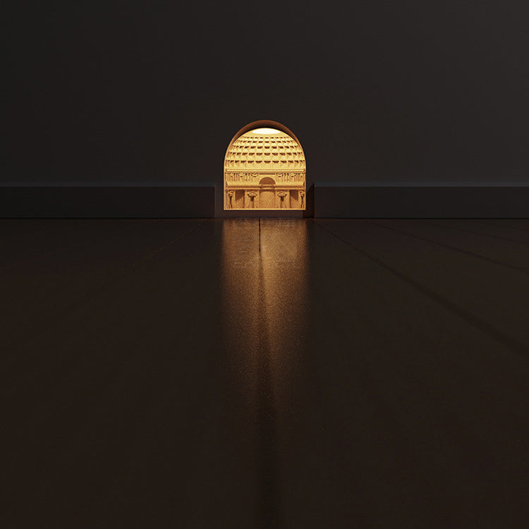Pantheon Plaster Sensor Recessed Wall Lamp