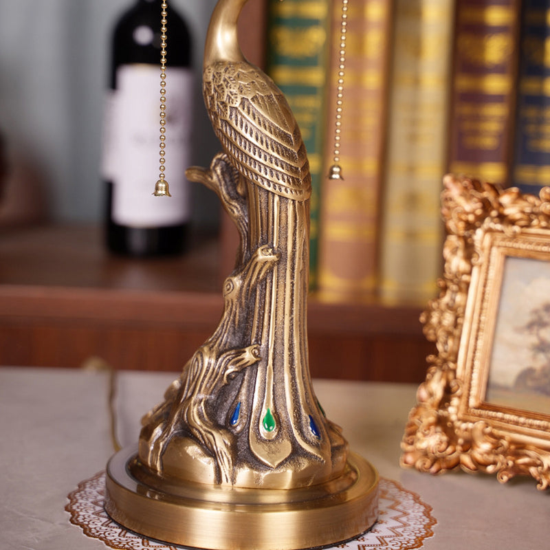 Pastoral Butterfly Stained Glass Table Lamp