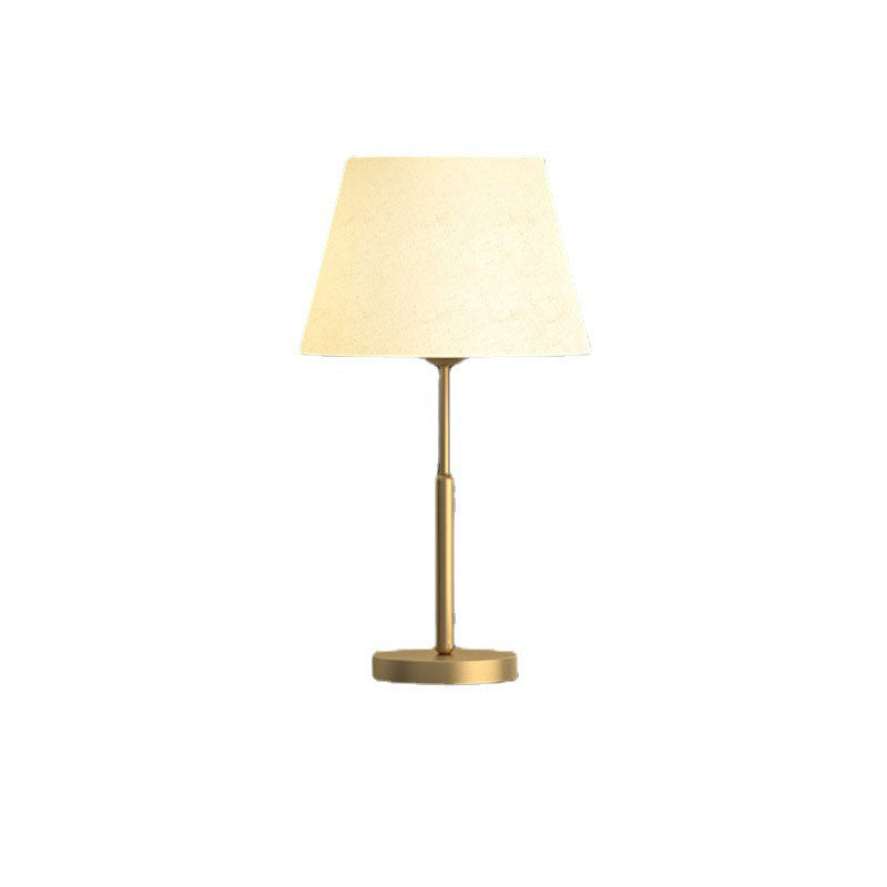 All Brass Fabric Table Lamp