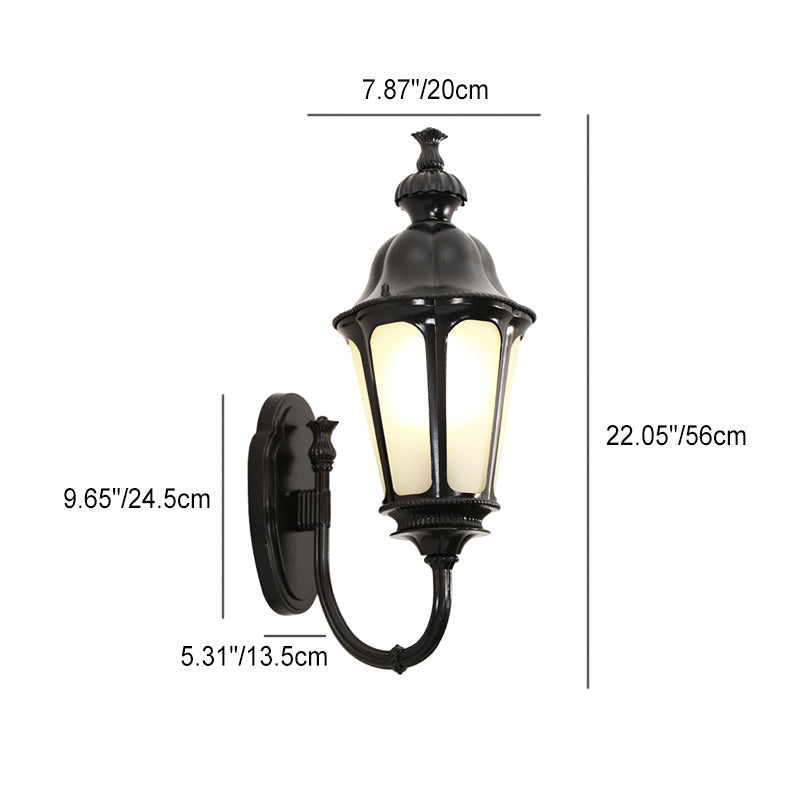 Round Aluminum Cylinder Garden Outdoor Light
