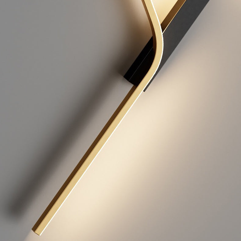 Aluminum Corrugated Strip Iron Wall Lamp
