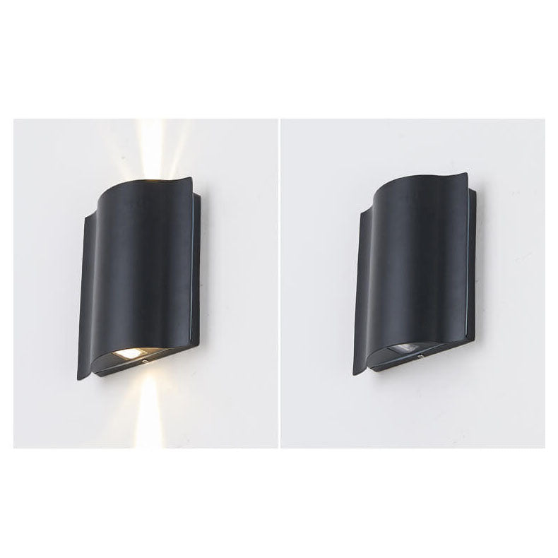 Wave Aluminum Outdoor Light