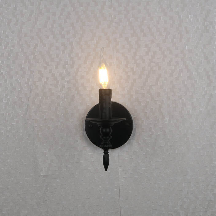 Iron Candle Wall Lamp
