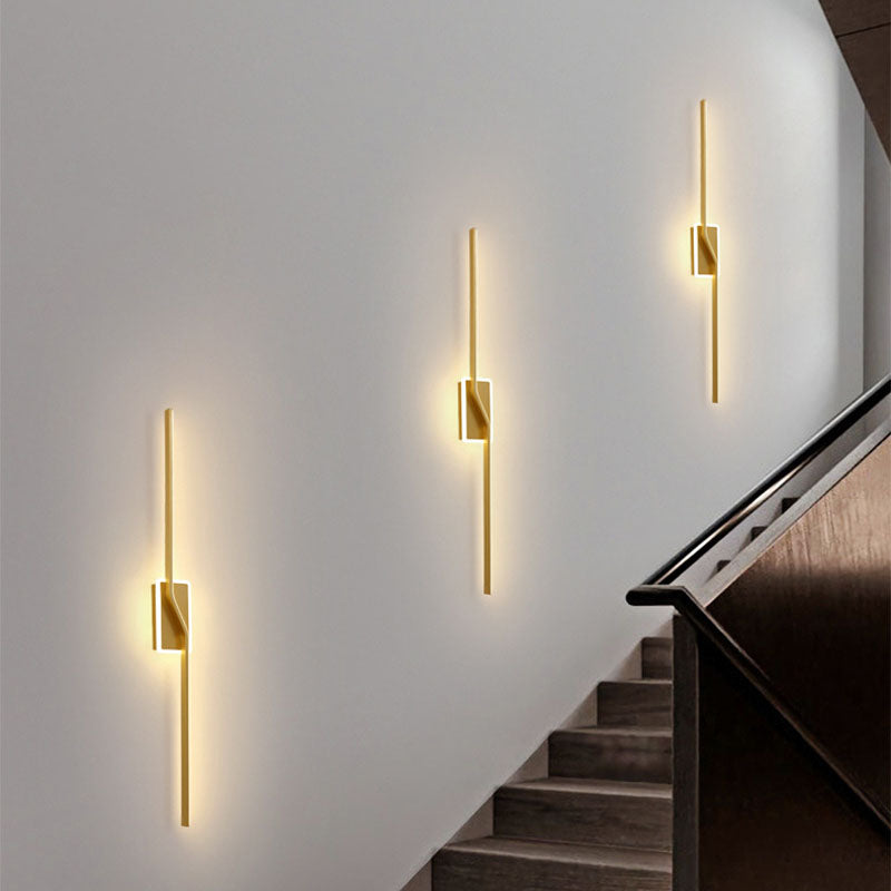 Bar Aluminum Silicone Acrylic Wall Lamp