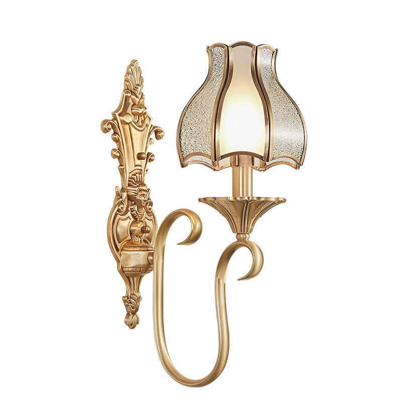 Copper Glass Wall Lamp