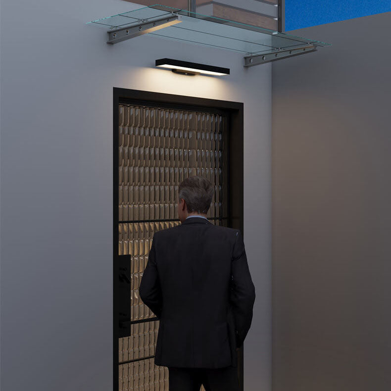 Rectangular Flat Sensor Outdoor Light