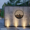 Round Mountain Stainless Steel Outdoor Light