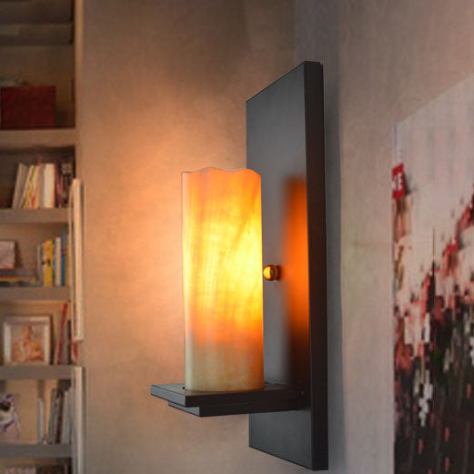 Iron Marble Wall Lamp