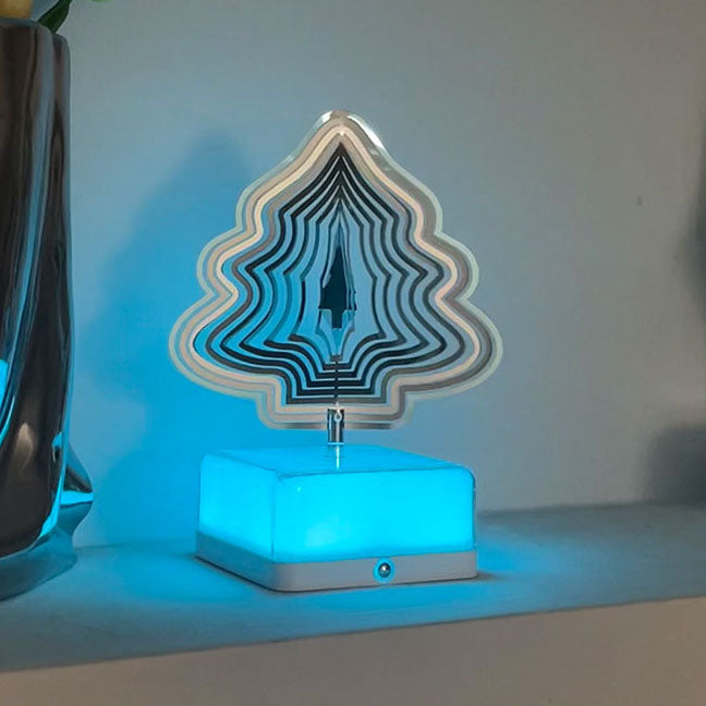 Stainless Steel ABS Cubic Table Lamp