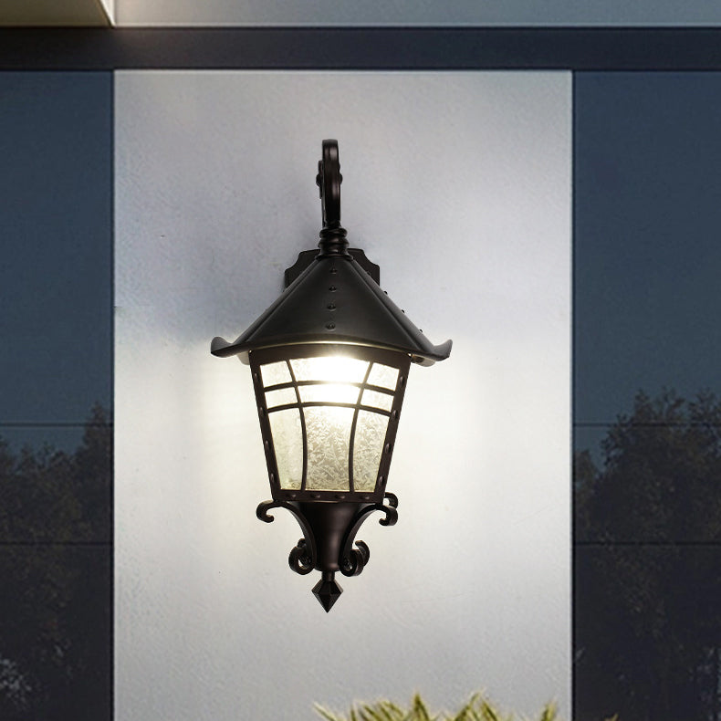 Aluminum Glass Cone Cylinder Outdoor Light