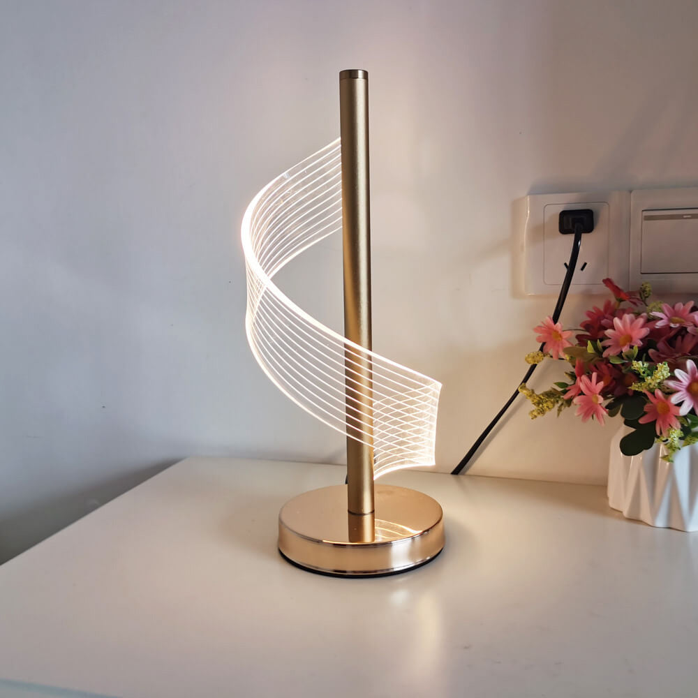 Acrylic Curve Table Lamp