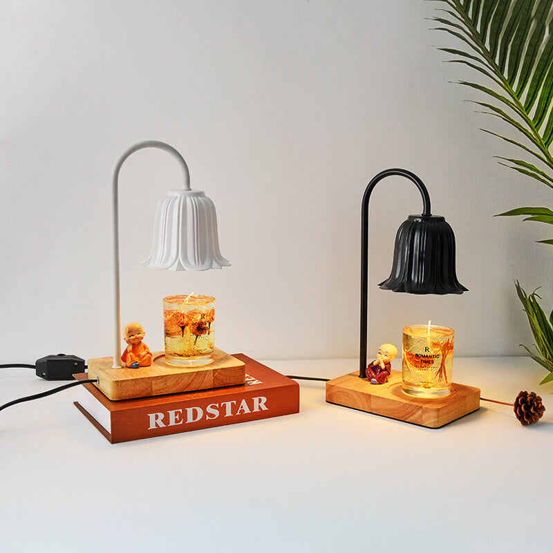 Log Hardware Timing Melting Table Lamp