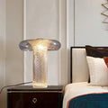 Cylinder Circle Curved Stripe Table Lamp