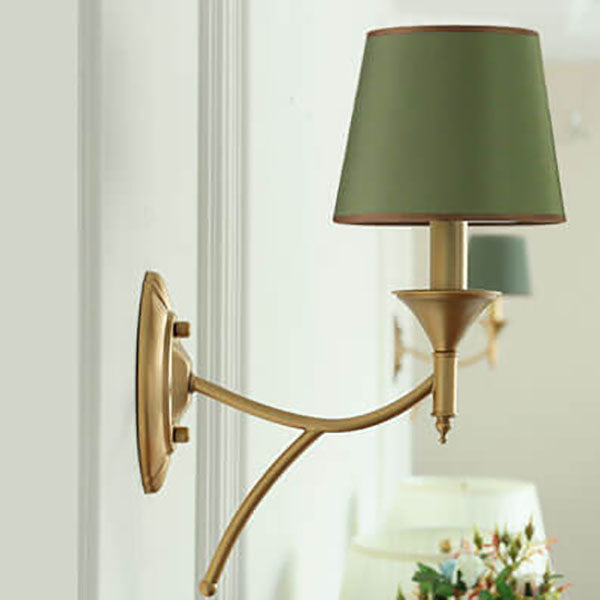Iron Fabric Mushroom Wall Lamp