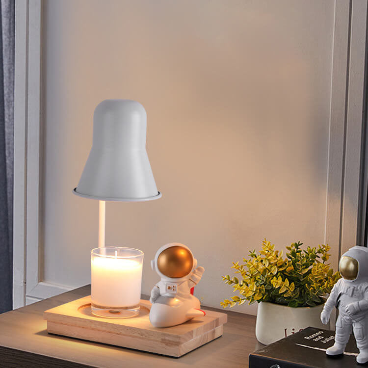 Astronaut Aromatherapy Melting Wax 2-Light Table Lamp