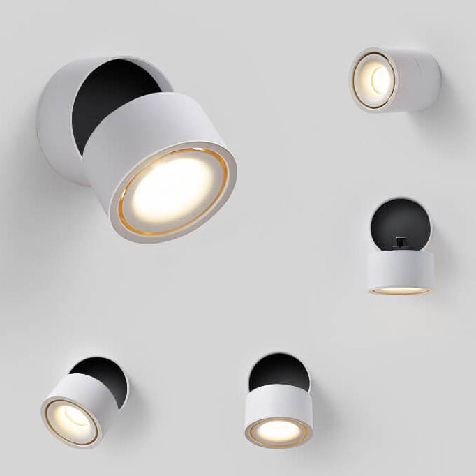 Round Rotatable Folding Wall Lamp