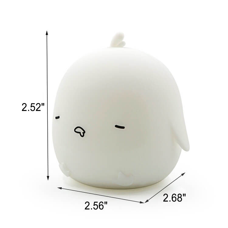 Cartoon Chick Silicone Mini Table Lamp
