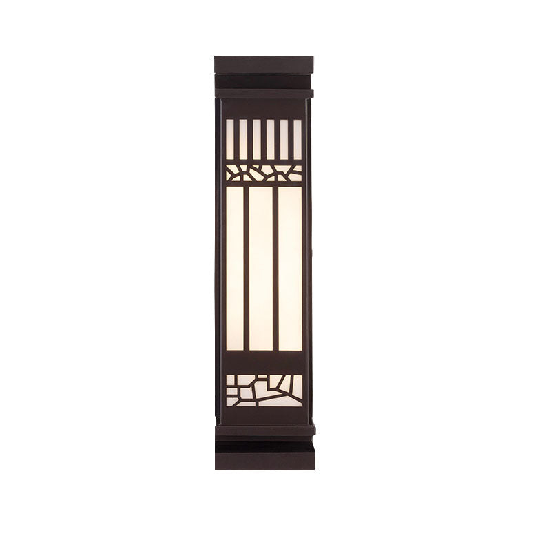 Imitation Marble Rectangular Outdoor Light