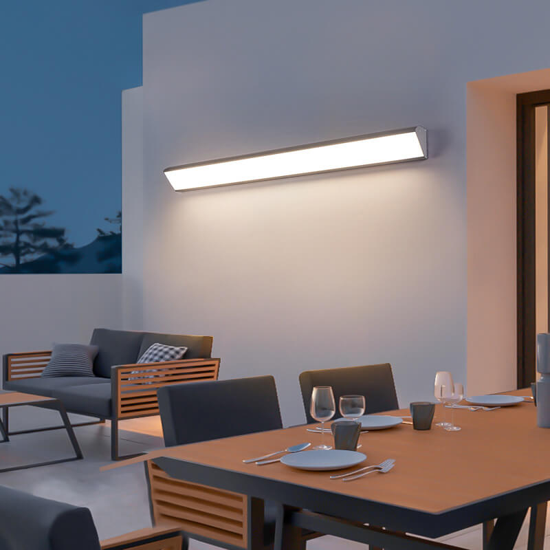 Aluminum Acrylic Long Indoor Outdoor Light