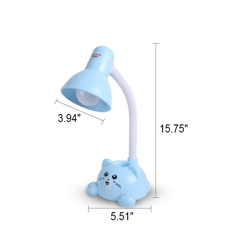 Cartoon Cat Student Eye Table Lamp
