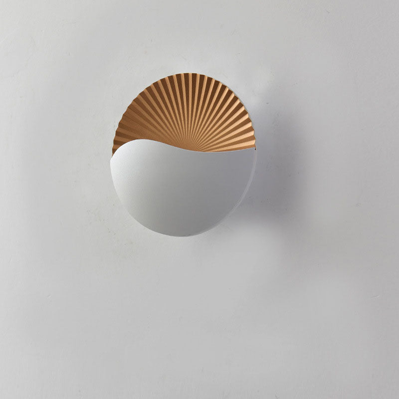Round Shell Aluminum Garden Outdoor Light