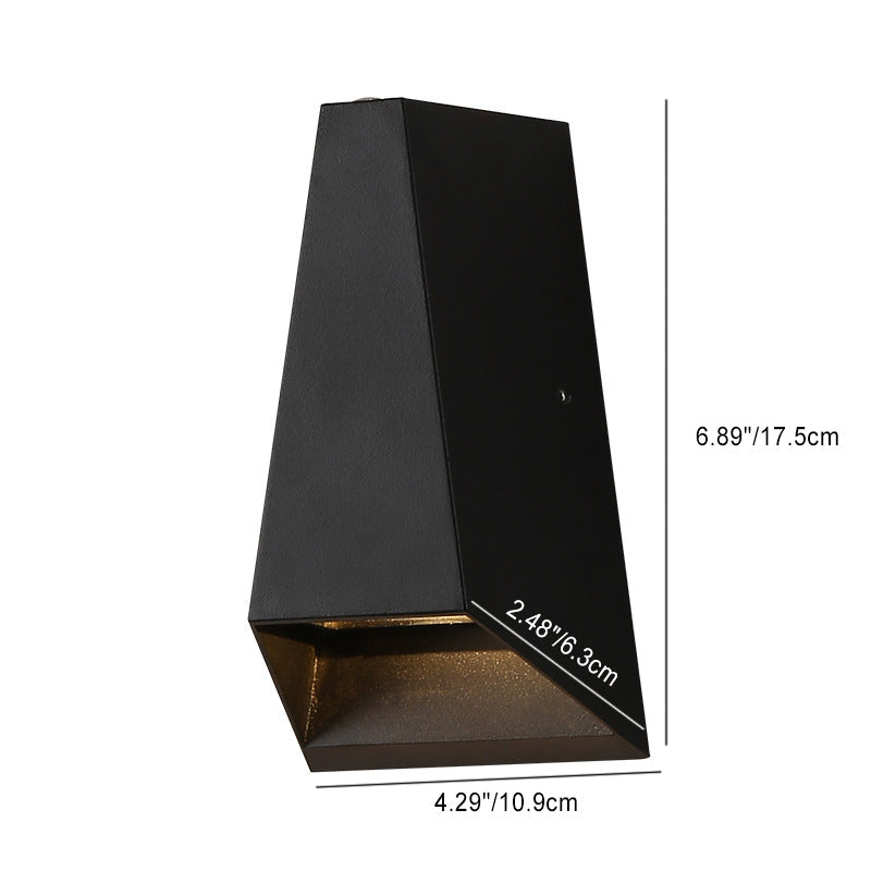 Trapezoidal Aluminum Patio Outdoor Light